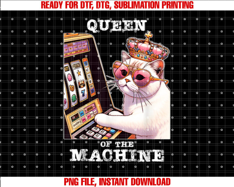 Queen Of The Slot Machine Casino Gambling Lover T-shirt