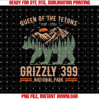 Queen Of The Tetons Grizzly 399 Bear Lover Preserve Protect T-shirt