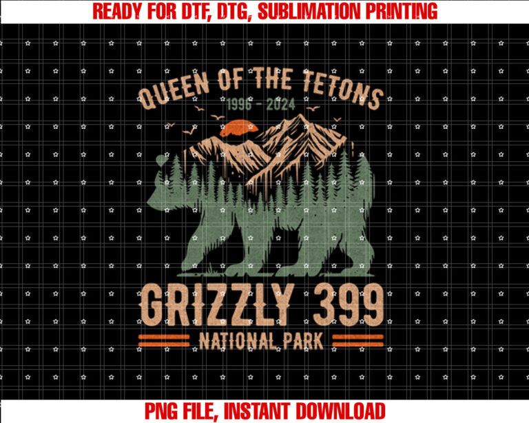 Queen Of The Tetons Grizzly 399 Bear Lover Preserve Protect T-shirt
