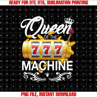 Queen of the Slot Machine Lucky Casino Gambling Good Luck T-shirt