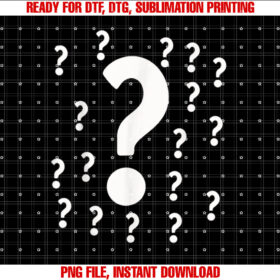 Question Marks Punctuation Multiple T-shirt