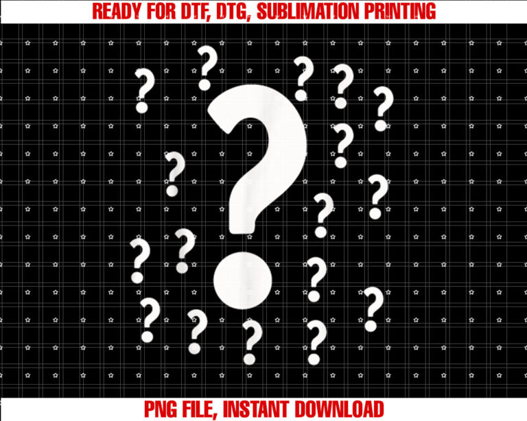 Question Marks Punctuation Multiple T-shirt