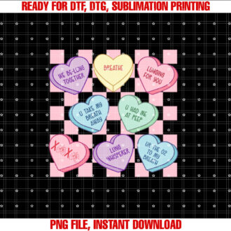 RT Respiratory Therapist Conversation Hearts Valentines Day T-shirt