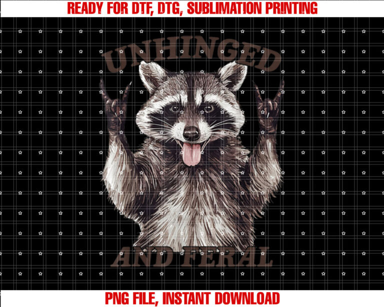 Raccoon Unhinged And Feral Retro Funny Raccoon Feral Summer T-shirt