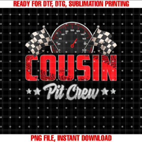 Race Car Birthday Party Racing Family Cousin Pit Crew T-shirt
