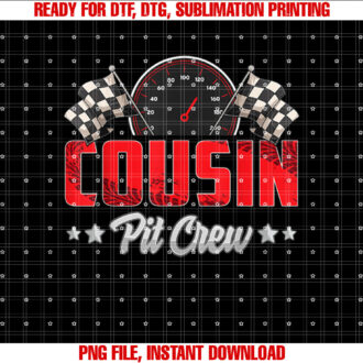 Race Car Birthday Party Racing Family Cousin Pit Crew T-shirt
