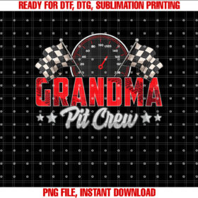 Race Car Birthday Party Racing Family Grandma Pit Crew T-shirt
