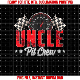 Race Car Birthday Party Racing Family Uncle Pit Crew T-shirt