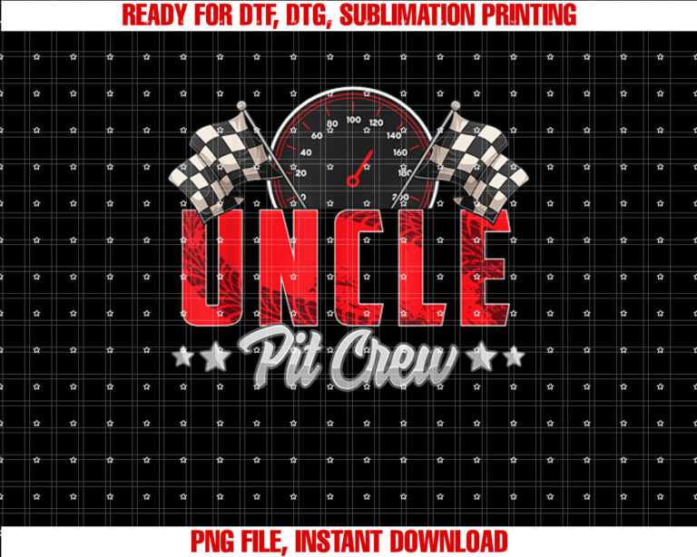 Race Car Birthday Party Racing Family Uncle Pit Crew T-shirt