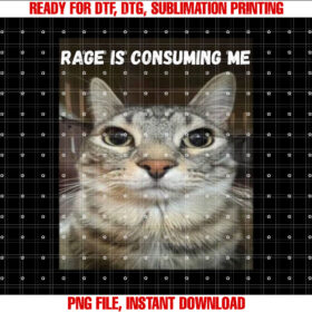 Rage is Consuming Me Cat T-shirt