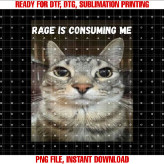 Rage Is Consuming Me Cat T-shirt