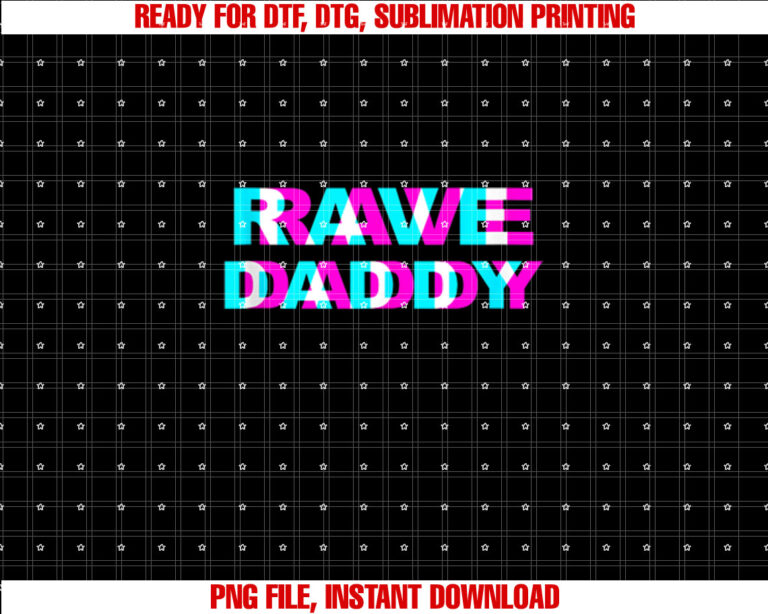 Rave Daddy EDM Music Festival Father Optical Illusion Trippy T-shirt