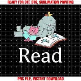 Read Book Cute School Teacher Librarian Animal Elephant T-shirt