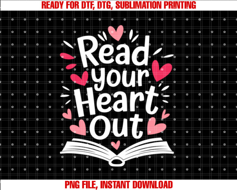 Read Your Heart Out Cute for Teacher Women Love Reading Book T-shirt