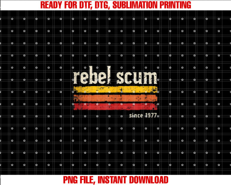 Rebel Scum Since 1977 Classic Retro T-shirt