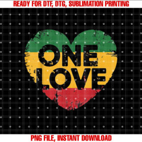 Reggae Heart One Love Rasta Reggae Music Rastafarian Jamaica T-shirt