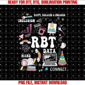 Registered Behavior Technician Rbt Behavioral Therapist Data T-shirt