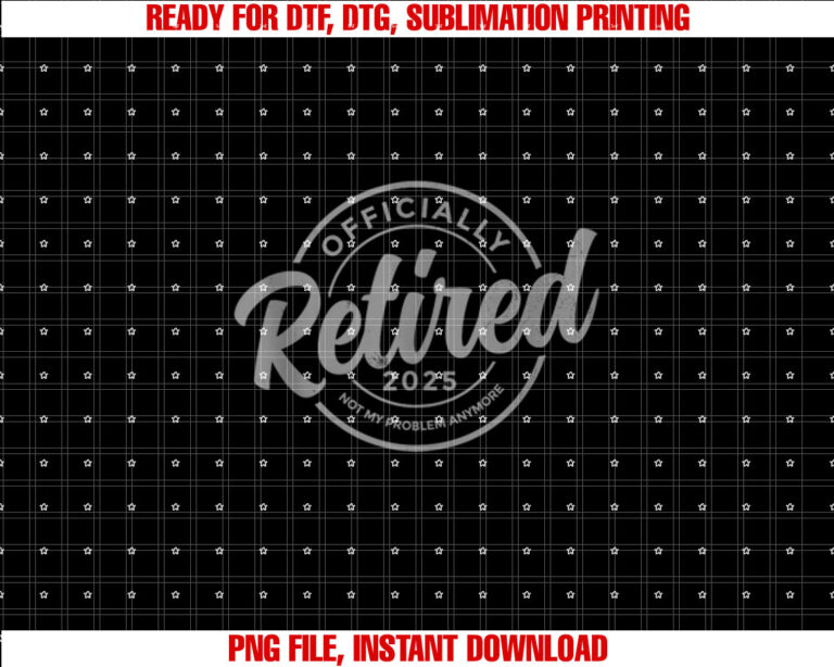 Retired 2025 Not My Problem Anymore Vintage Funny Retirement T-shirt