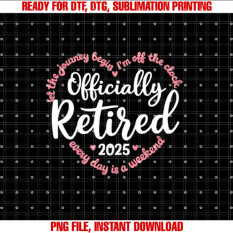 Retired 2025 Retirement Heart Love Celebration T-shirt