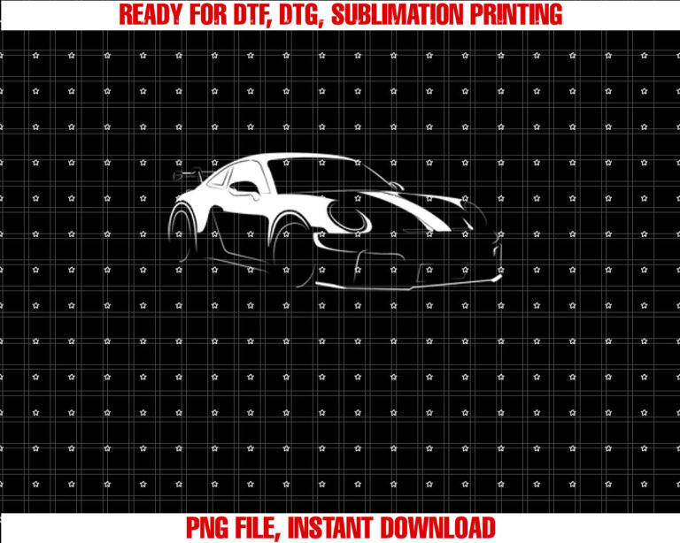Retro 911 Silhouette Classic Car Graphic Design for men dad T-shirt