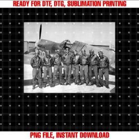 Retro Airmen History World War 2 Tuskegee Pilots T-shirt