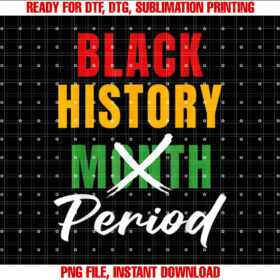 Retro History Month Period African American Men Women T-shirt