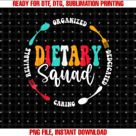 Retro Dietary Squad Dietary Appreciation Week for Staff T-shirt