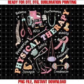Retro Groovy Physical Therapy Pt Exercise Dpt Therapist Pta T-shirt