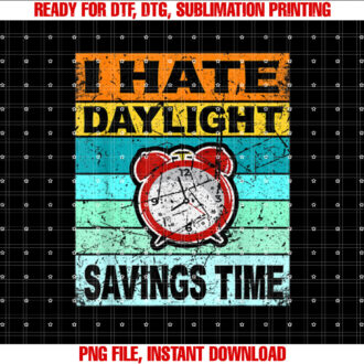 Retro I Hate Daylight Savings Time Start Ends T-shirt