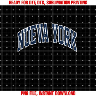 Retro New York Throwback Souvenir Classic Nueva York NY Blue T-shirt