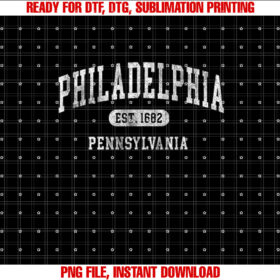 Retro Philadelphia Pennsylvania Est 1682 Vintage Philly Mens T-shirt