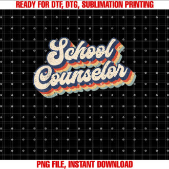 Retro School Counselor Counseling Teacher Appreciation T-shirt