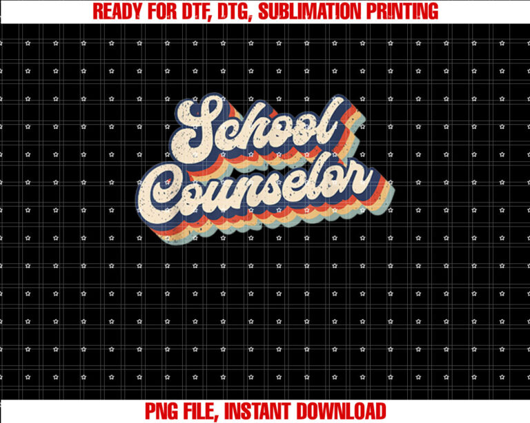 Retro School Counselor Counseling Teacher Appreciation T-shirt