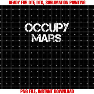 Retro Style Occupy Mars T-shirt