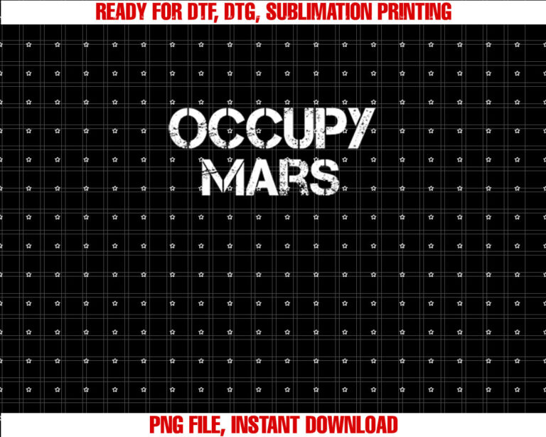 Retro Style Occupy Mars T-shirt