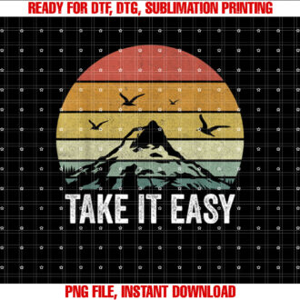 Retro Take It Easy Vintage Outdoors Camping T-shirt