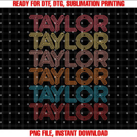 Retro Taylor First Name Vintage Taylor T-shirt