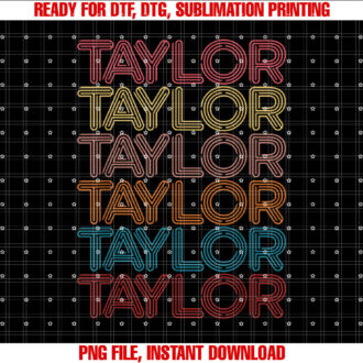 Retro Taylor First Name Vintage Taylor T-shirt