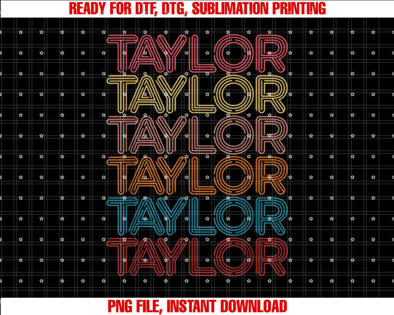 Retro Taylor First Name Vintage Taylor T-shirt
