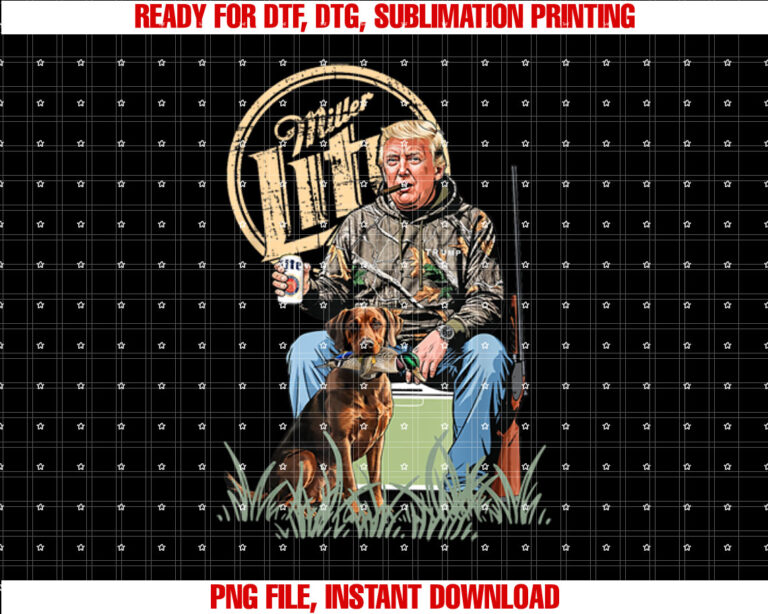 Retro Trump With Dog Fishermen Trump Fishing Hunting Season T-shirt