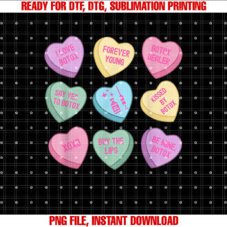 Retro Valentines Botox Hearts Candy Filler Dysport Dealer T-shirt