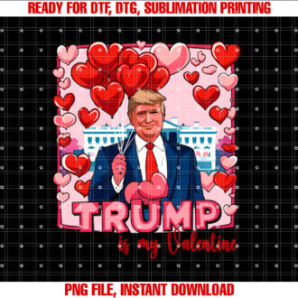Retro Valentines Day Funny Humorous Trump Is My Valentine T-shirt