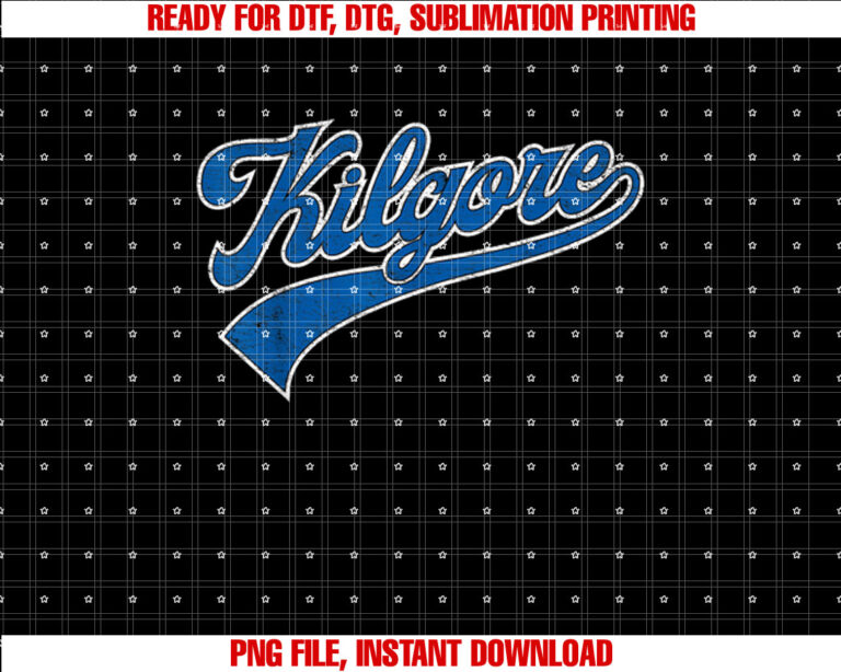 Retro Vintage Kilgore Name Men Women T-shirt