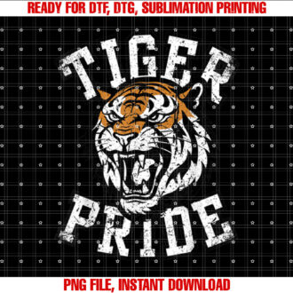 Retro Vintage Tiger Pride Tiger Mascot School Sports Team T-shirt