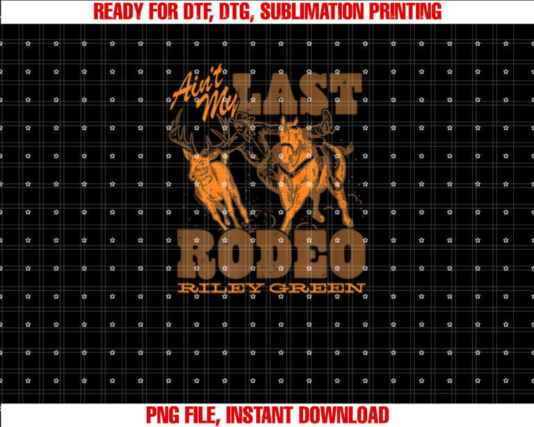 Riley Green Aint My Last Rodeo Country Album T-shirt