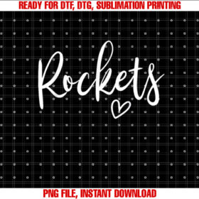 Rockets High School Rockets Sports Team Womens Rockets T-shirt