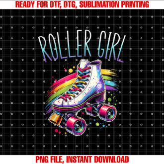 Roller Girl Roller Skates Retro 90s 80s Skates T-shirt