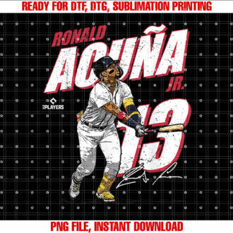 Ronald Acuna Jr Atlanta Baseball MLB Players MLBRAC3001 T-shirt