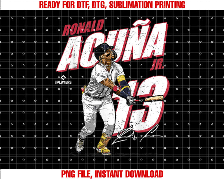 Ronald Acuna Jr Atlanta Baseball MLB Players MLBRAC3001 T-shirt