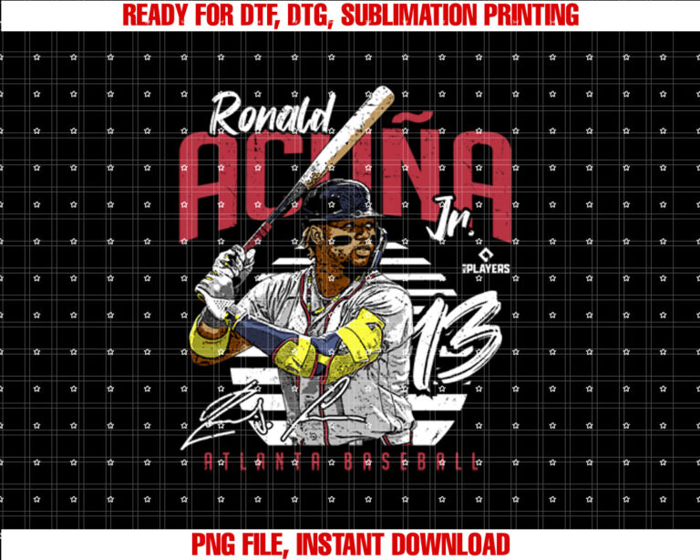 Ronald Acuna Jr Atlanta Baseball MLB Players MLBRAC3004 T-shirt